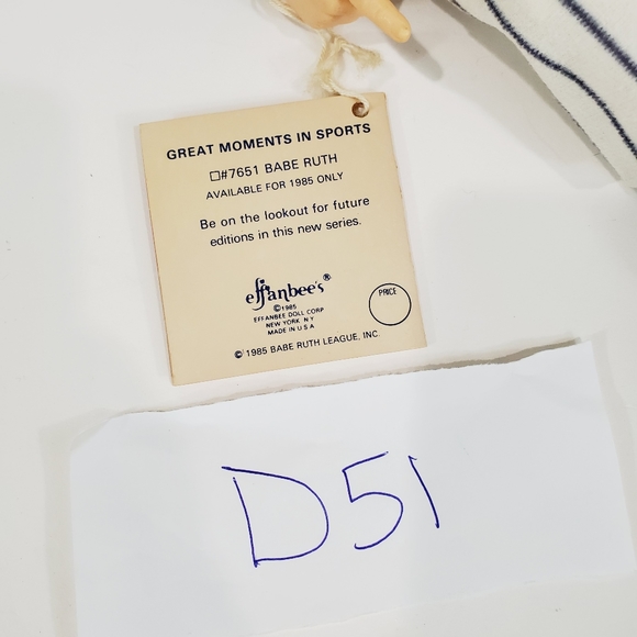 Effanbee Babe Ruth #7651 Great Moments In Sports - Picture 12 of 16